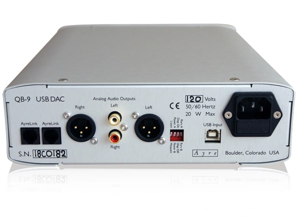 Ayre QB-9 DSD, 24 bit USB DAC, asynkron 24-bit, USB digital-analog konverter 